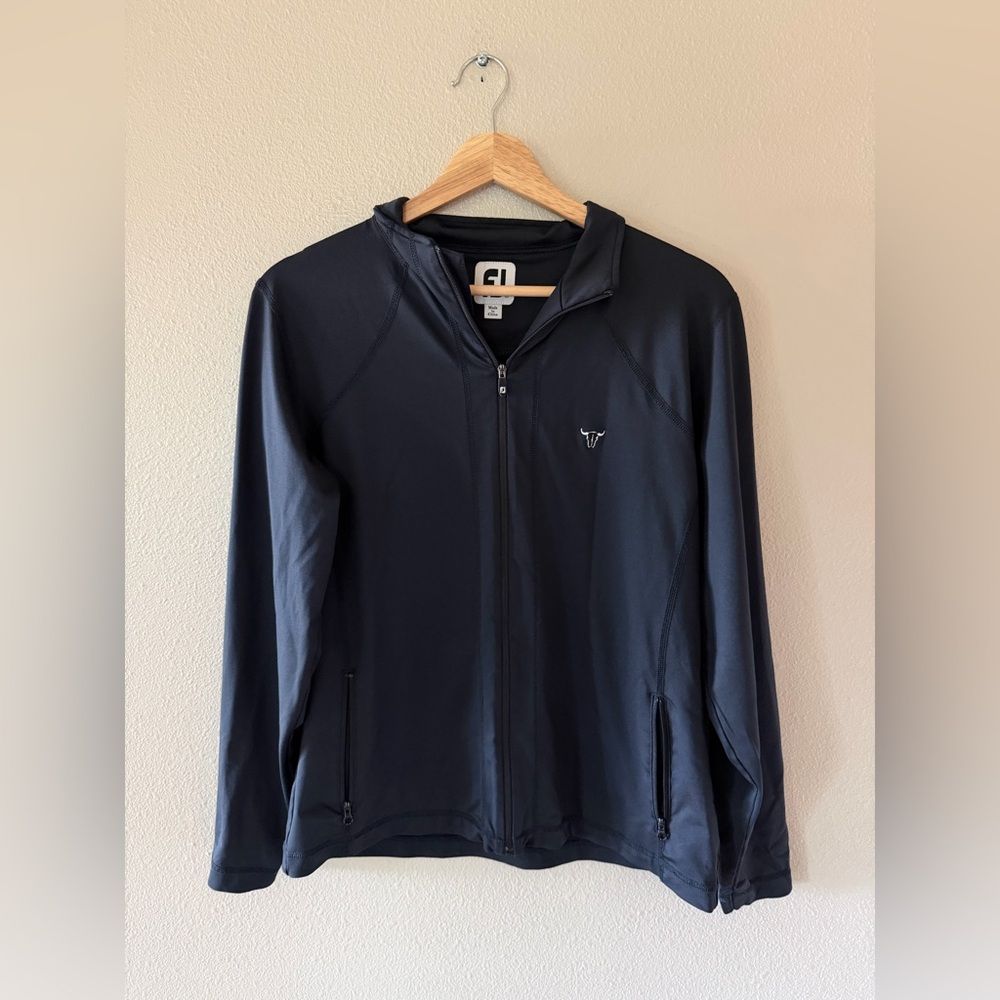 Footjoy Fj Women’s Black Full Zip Outdoor Golf Athletic Jacket Size M
